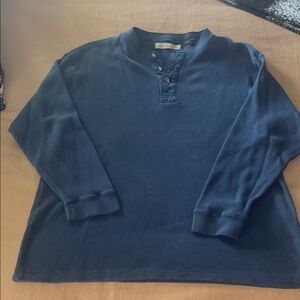 Natural Life thermal Henley long sleeve shirt